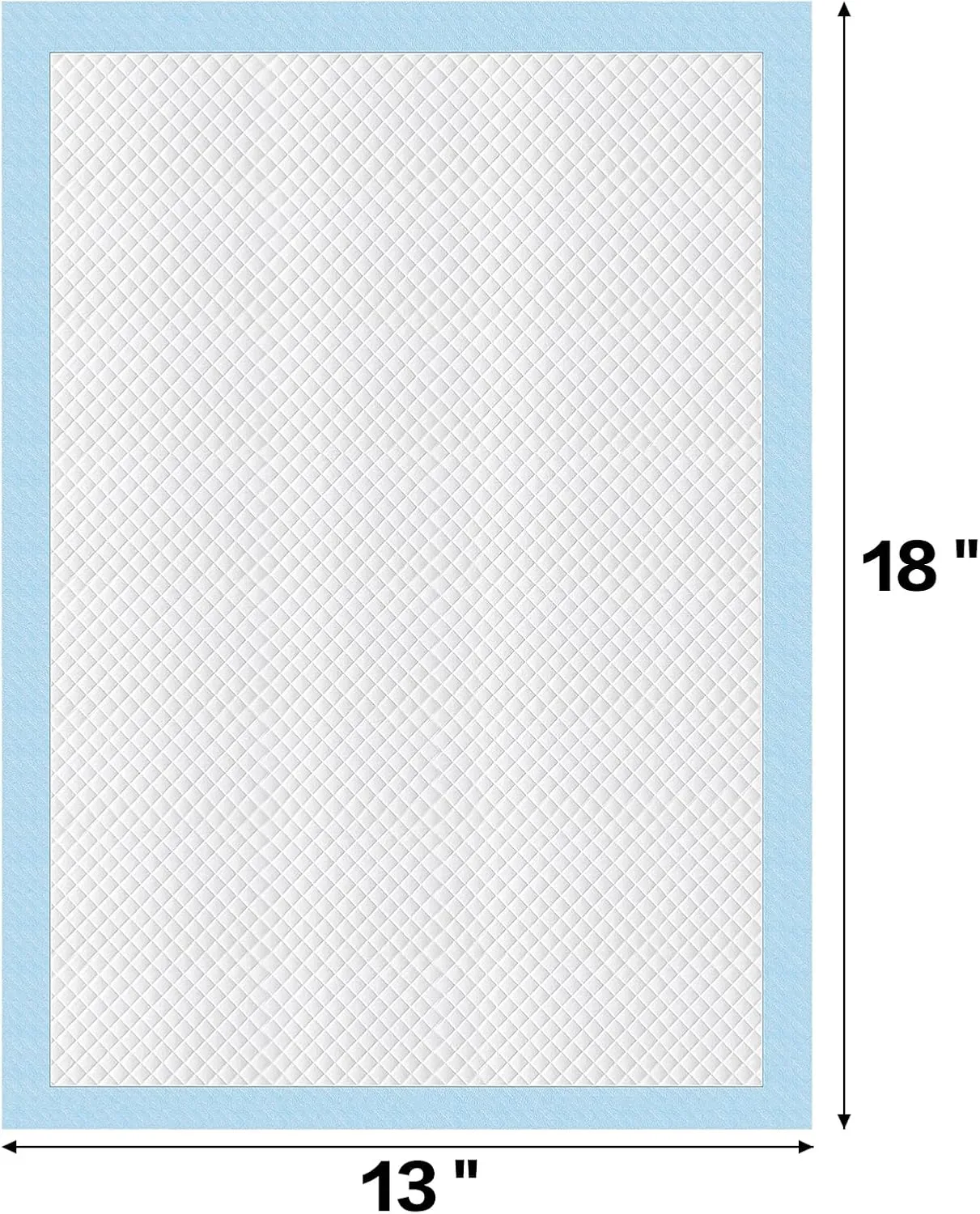 Bolux Dog and Puppy Training Pads, 1318 Disposable Dog Pee Pads, 100/Counts Ultra Absorbent & Leak-Proof Pet Underpads, Dry Quickly Pee Pad for Dog Cats Rabbits or Other House Training Pet
