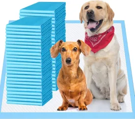 Bulubaky 6 Layers Leak-Proof Super Absorbent Puppy Pads Pee Pads for Dogs, XXL Extra Large Thicken Polymer Quick Dry Dog Pads, Disposable Pet Training Pads for Dogs Cats Rabbit Parrots