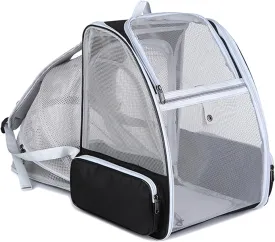 Cat Backpacks Carrier, Backpack for Cats to Carry, Airline Approved Pet Carriers for Small Dogs, Dog Travel Backpack Carrier, Kitten Backpack Carrier for Kitten Puppy Bunny up to 15lb (Expandable)