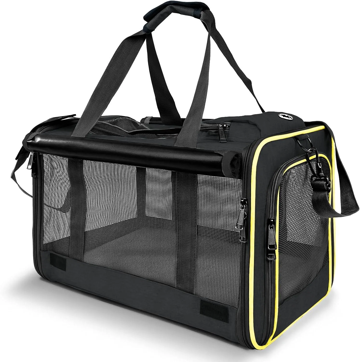 Cat Carriers for Large Cats 20 lbs  Soft Pet Carrier for Small Dog/Durable 2 Kitty Travel Bag/Medium Big Cats Puppy 15 Pounds/Softside Cat Carrier Large