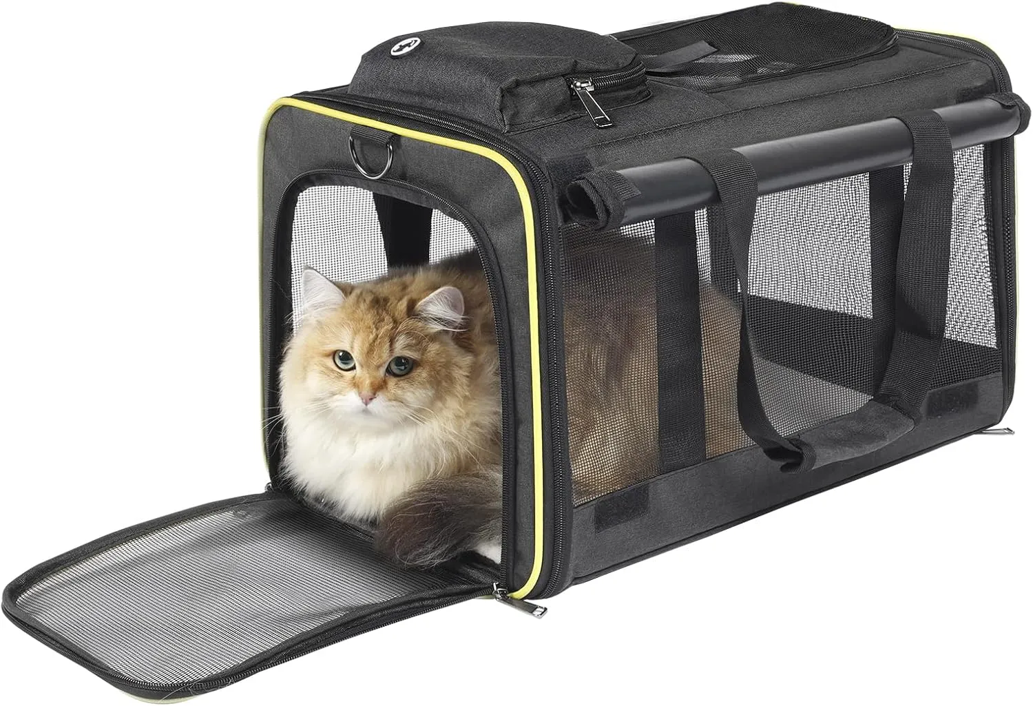 Cat Carriers for Large Cats 20 lbs  Soft Pet Carrier for Small Dog/Durable 2 Kitty Travel Bag/Medium Big Cats Puppy 15 Pounds/Softside Cat Carrier Large