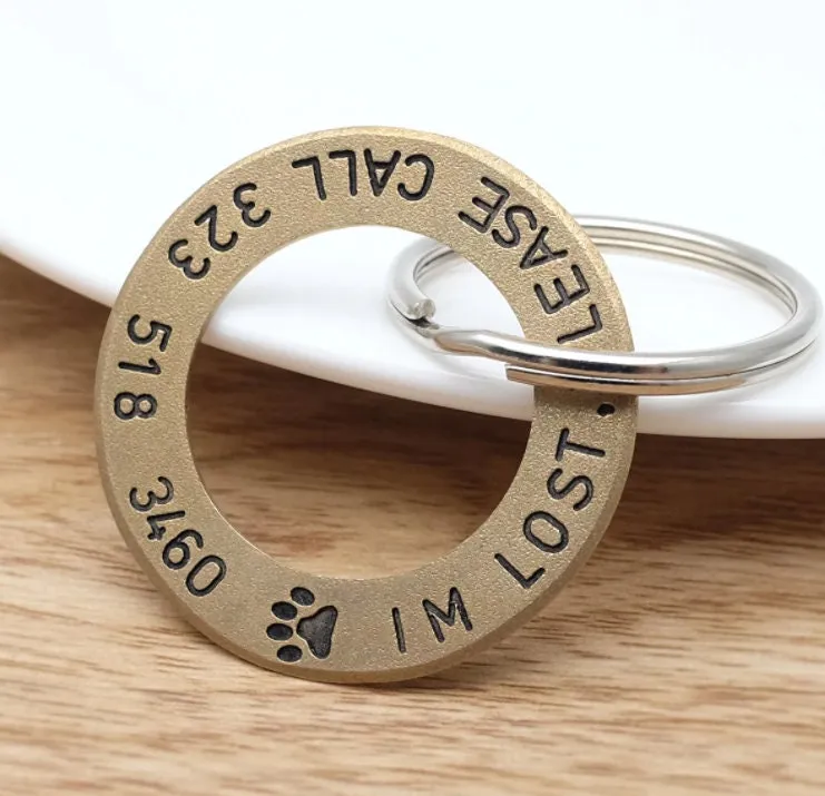 Custom Pet ID, Personalised Pet ID, Dog Name Tag, Pet ID tag, Dog Tag, Dog Keytag, Dog Keychain, Dog keyring, Dog id tag, Cat Collar Tag