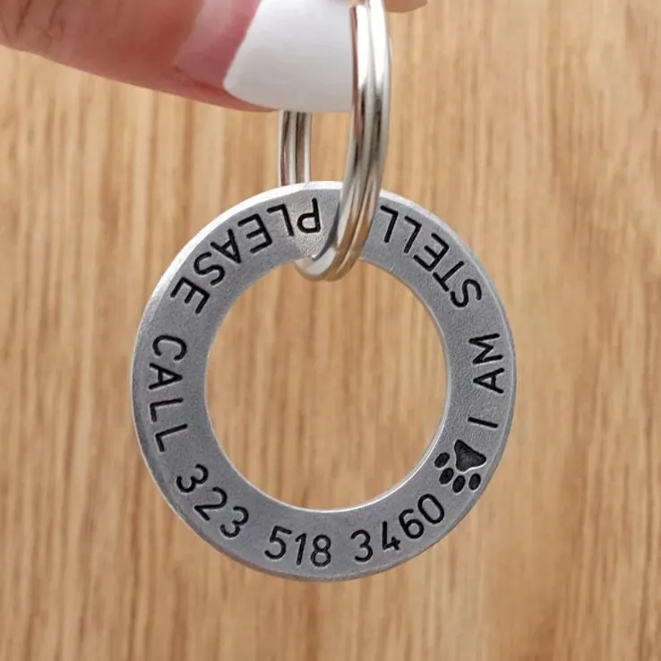 Custom Pet ID, Personalised Pet ID, Dog Name Tag, Pet ID tag, Dog Tag, Dog Keytag, Dog Keychain, Dog keyring, Dog id tag, Cat Collar Tag