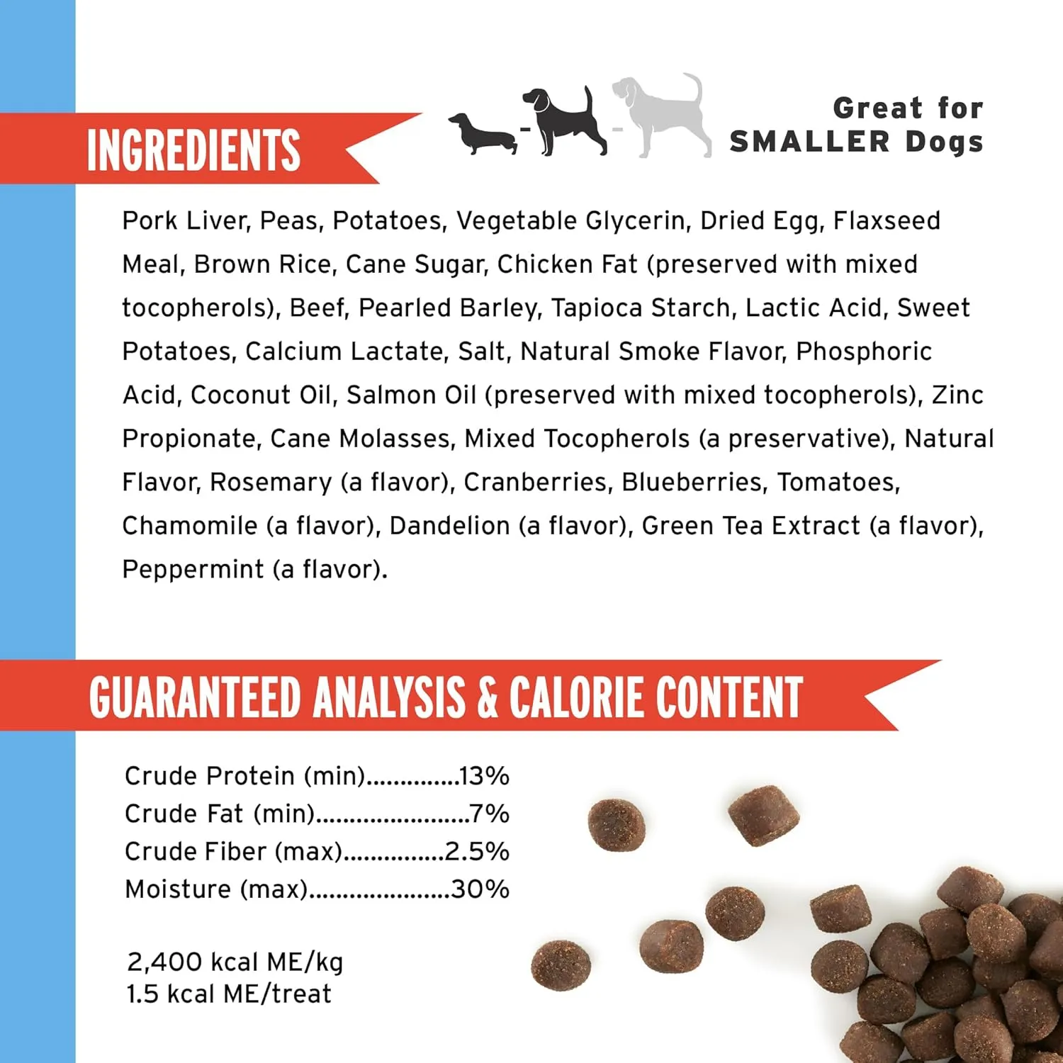 Pet Botanics 10 Oz. Pouch Training Reward Mini Soft & Chewy, Beef Flavor, with 500 Treats Per Bag, The Choice of Top Trainers