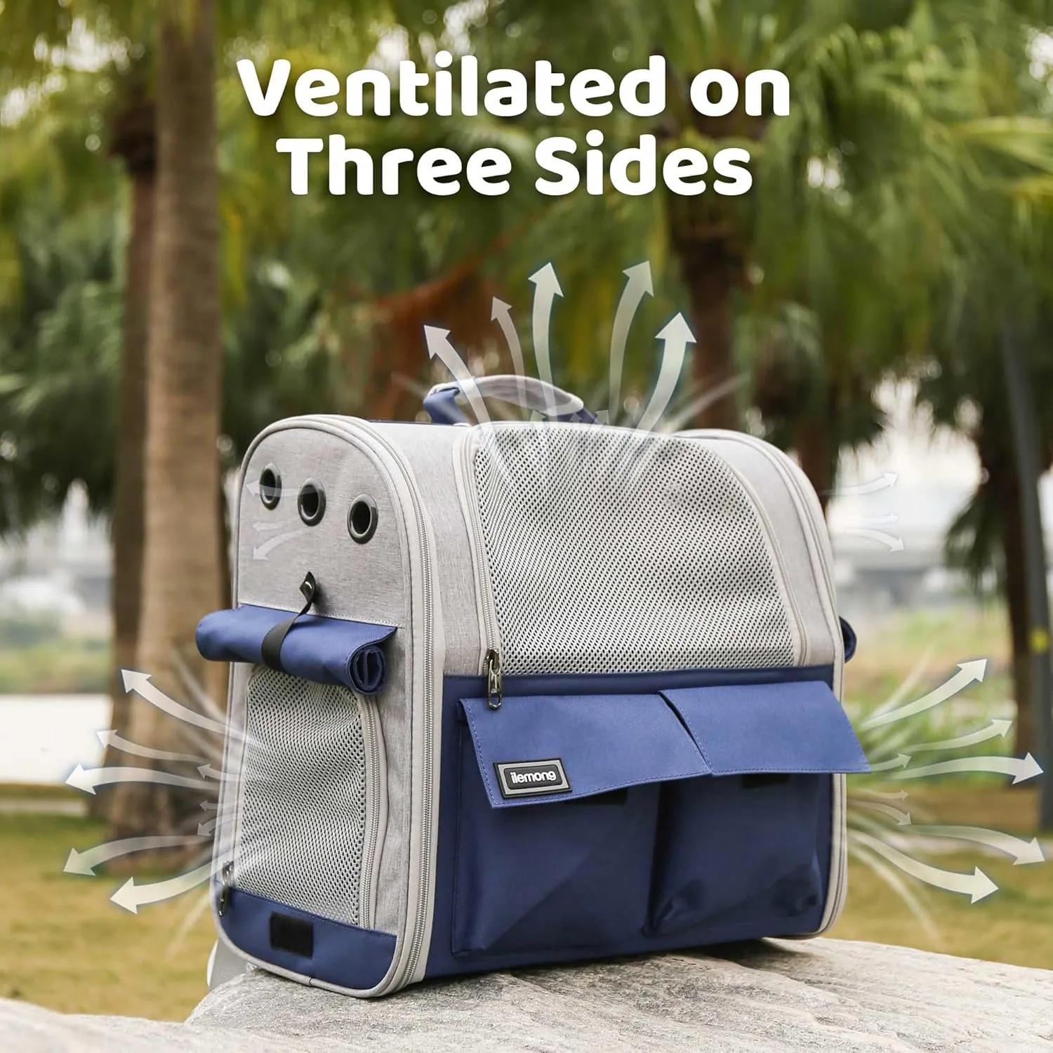 Pet Carrier Backpack for Dogs and Cats,Puppies, Breathable Dog Carrier Backpack,Cat Bag for Hiking Travel Camping Outdoor