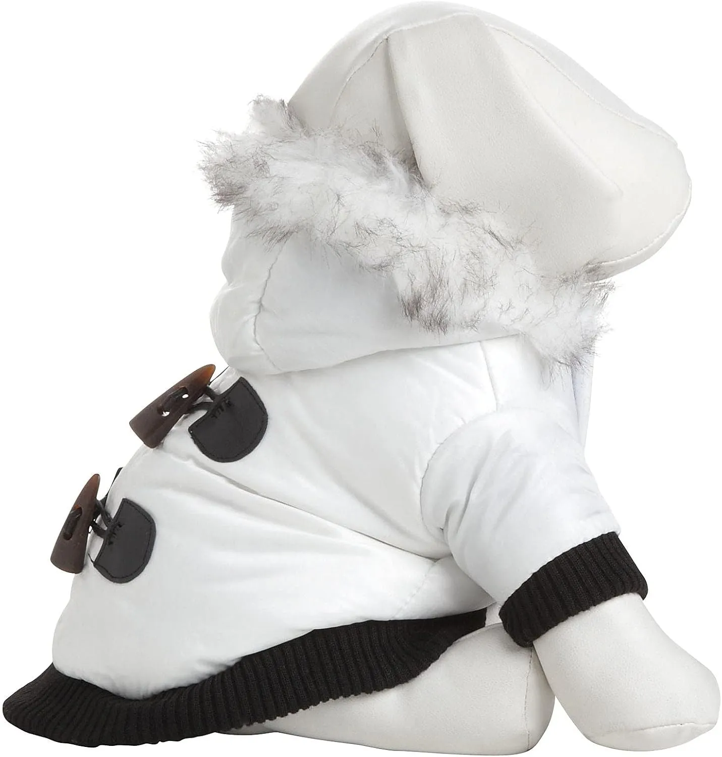 Pet Life Aspen Winter White Fashion Dog Jacket Parka - Dog Coat with 3M Thinsulate Insulation Technology - Winter Dog Clothes for Small Medium and Large Dogs