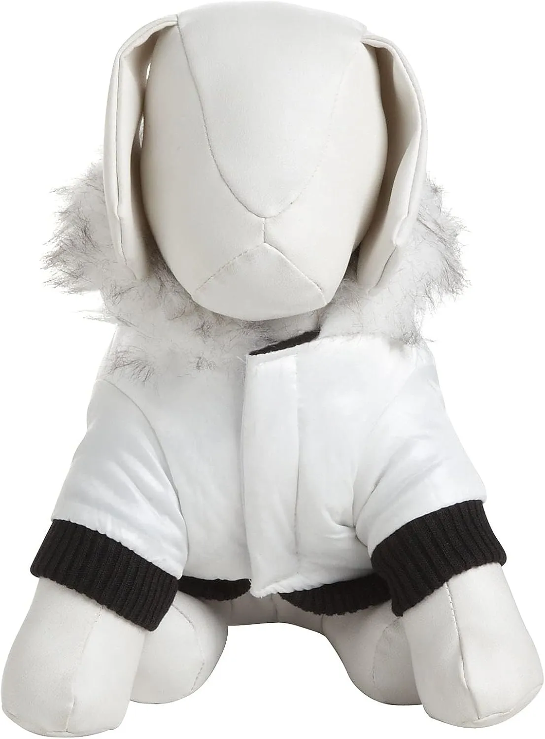 Pet Life Aspen Winter White Fashion Dog Jacket Parka - Dog Coat with 3M Thinsulate Insulation Technology - Winter Dog Clothes for Small Medium and Large Dogs