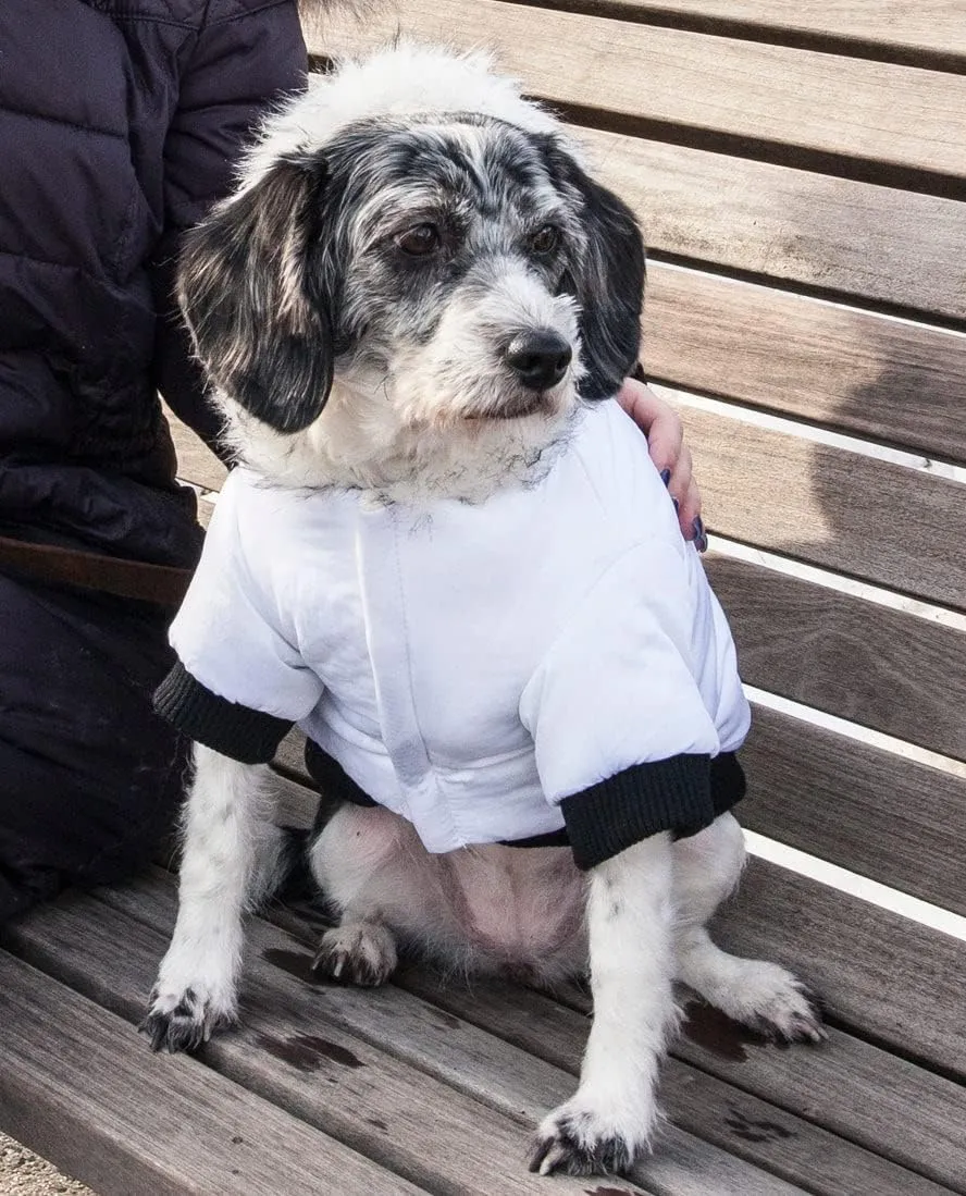 Pet Life Aspen Winter White Fashion Dog Jacket Parka - Dog Coat with 3M Thinsulate Insulation Technology - Winter Dog Clothes for Small Medium and Large Dogs