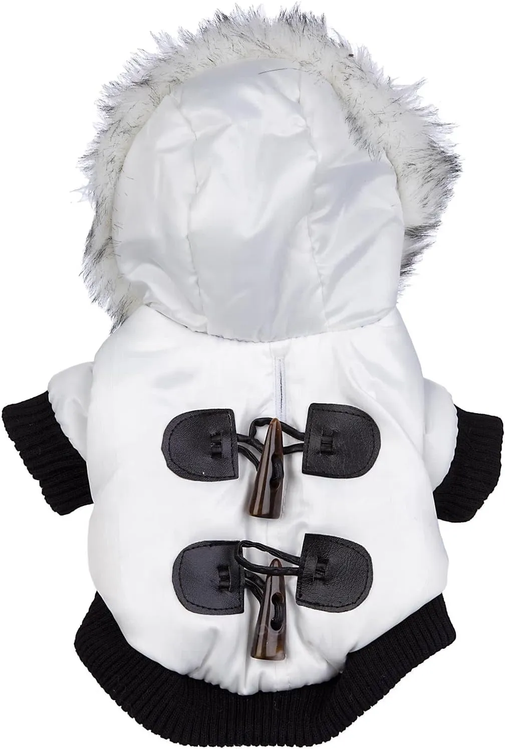 Pet Life Aspen Winter White Fashion Dog Jacket Parka - Dog Coat with 3M Thinsulate Insulation Technology - Winter Dog Clothes for Small Medium and Large Dogs