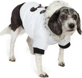 Pet Life Aspen Winter White Fashion Dog Jacket Parka - Dog Coat with 3M Thinsulate Insulation Technology - Winter Dog Clothes for Small Medium and Large Dogs