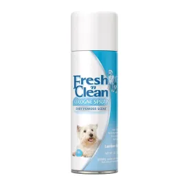 PetAg Fresh n Clean Cologne Spray - Baby Powder Scent - 6 oz - Controls Odor & Keeps Dogs Smelling Fresh
