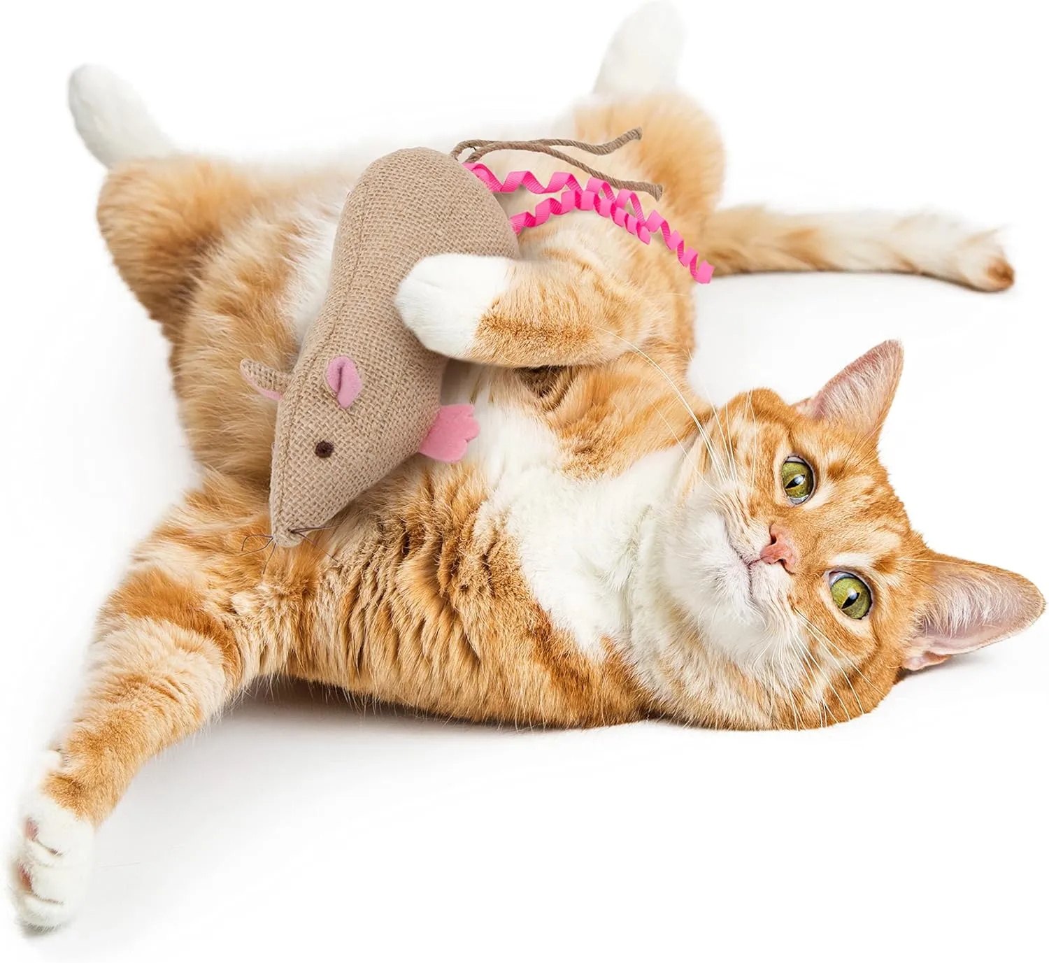 Petlinks Jeepers Creepers Refillable Kicker Cat Toy with Catnip Tube - Randomly Selected Color, One Size