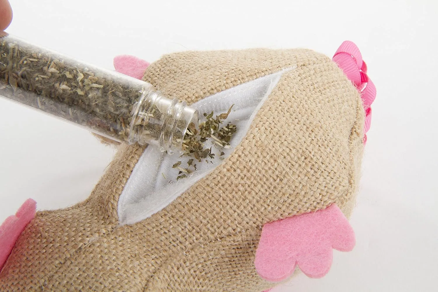 Petlinks Jeepers Creepers Refillable Kicker Cat Toy with Catnip Tube - Randomly Selected Color, One Size