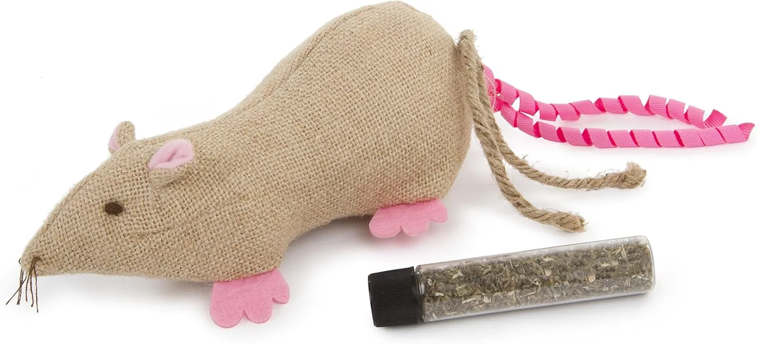 Petlinks Jeepers Creepers Refillable Kicker Cat Toy with Catnip Tube - Randomly Selected Color, One Size