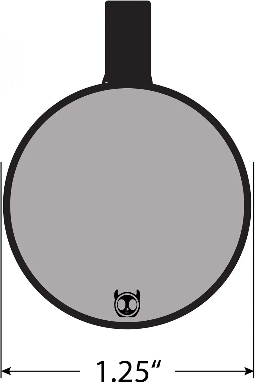 Silent Dog Tag Personalized with 5 Lines of Custom Deep Engraved Durable Soundless Silicone Pet ID Name Tag Round Sunset Tiffany