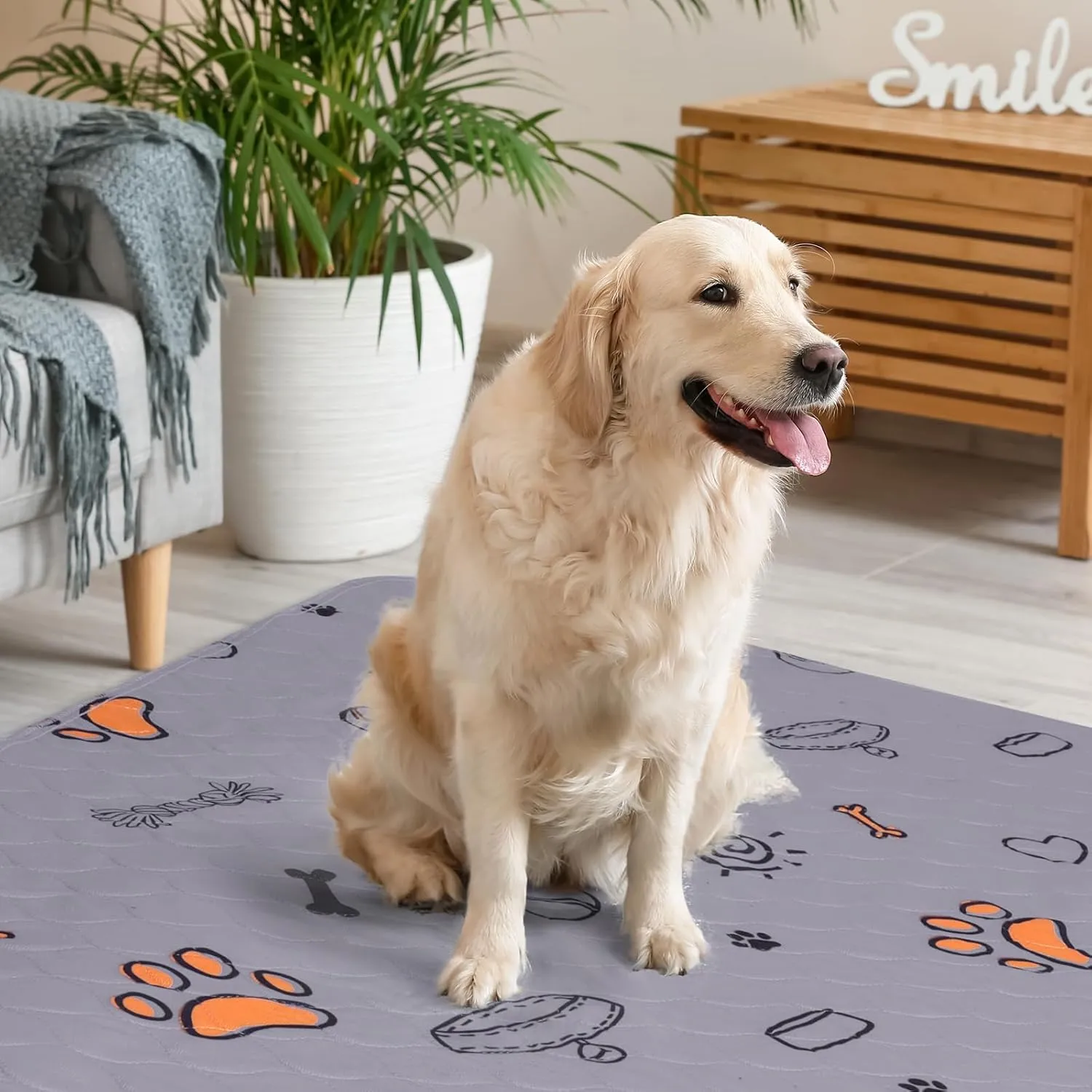 Washable Pee Pads for Dogs, 2 Pack Large 41"x41" Super Absorbent Reusable Pads for Dog Training Pads, 100% Waterproof Non-Slip Pee Pads Whelping Pads Dog Playpen Pads Crate Mat Crate Pads Dog Products